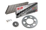 DID Kettensatz mit 525ZVM-X2 Kette, Farbe standard, für BMW S1000RR, Modelljahr 2019-