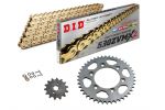 DID Kettensatz mit 530ZVM-X2 Kette, Farbe gold, für Honda CBR1000RR, Typ SC57, Modelljahr 2004-2005