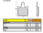 Brembo Racing Bremsbelag 508Z04 Kawaski ZX6-R 2007-2017