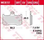 TRW Lucas Bremsbelag MCB 737 SV Sinter Street