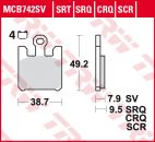 TRW Lucas Bremsbelag MCB 742 SV Sinter Street