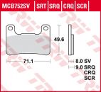 TRW Lucas Racing Bremsbelag MCB 752 TRQ Sintermetall