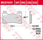 TRW Lucas Racing Bremsbelag MCB 755 TRQ Sintermetall