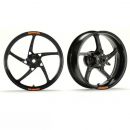 OZ Piega Aluminium Satz schwarz glänzend für Aprilia Modelle, RSV1000R 2001-2009 / Tuono 1000R 2006-2011