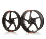 OZ Piega R Aluminium Satz in schwarz matt für Aprilia RSV4 (R / RF / RR / Factory / APRC / ABS), 2009-2022 und Tuono V4 (R / RR / Factory), 2011-2022
