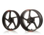 OZ Piega R Aluminium Satz in schwarz matt für Aprilia RSV1000R, 2001-2003, RSV1000R (Factory), 2006-2009 und Tuono 1000 R, 2006-2011