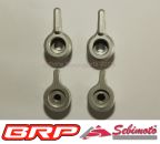 Titax Versteller Set 4 teilig silber für Hebel