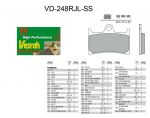 Vesrah Racing-Bremsbeläge RJLSS, VD-248RJLSS