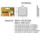 Vesrah Racing-Bremsbeläge RJL, VD-9053RJL