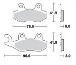 BRAKING Bremsbelag 696CM44 vorne Sintermetall Offroad-Sport