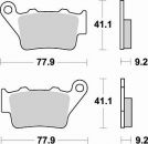 BRAKING Bremsbelag 773CM46 hinten Sintermetall Offroad-Racing