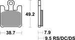 BRAKING Bremsbelag 893CM66 vorne Racing