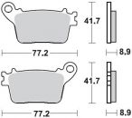BRAKING Bremsbelag 925CM56 hinten Sintermetall Racing