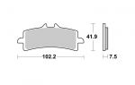 BRAKING Bremsbelag 930CM55 vorne Sintermetall Sport