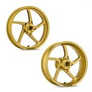 OZ Piega Aluminium Satz goldfarben matt für Aprilia Modelle, RSV1000R 2001-2009 / Tuono 1000R 2006-2011